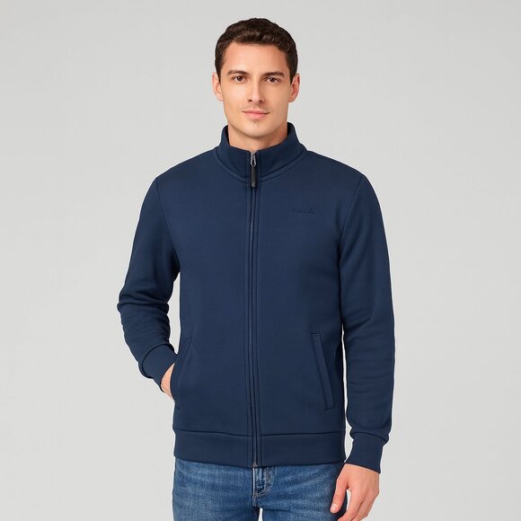 Bench Men's Navy Zip Up - Picture 1 of 9